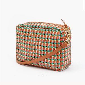 Clare V Marisol Multi Mercado Rattan NWT